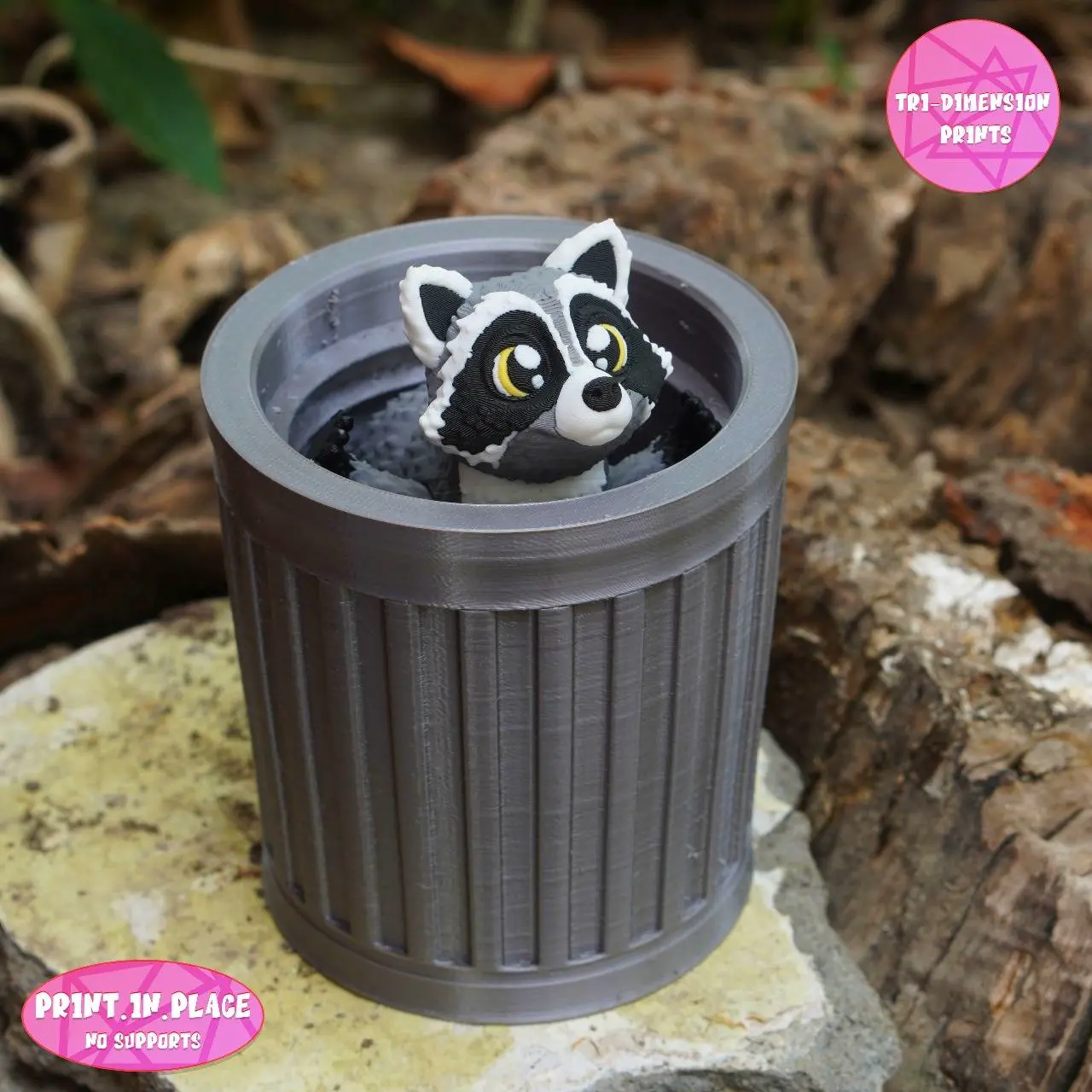 Print In Place Cute Flexi Raccoon