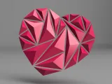 Heart – triangular needle (pyramids)-6