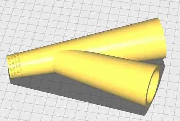y-Rohr für Rohrkupplung 1"