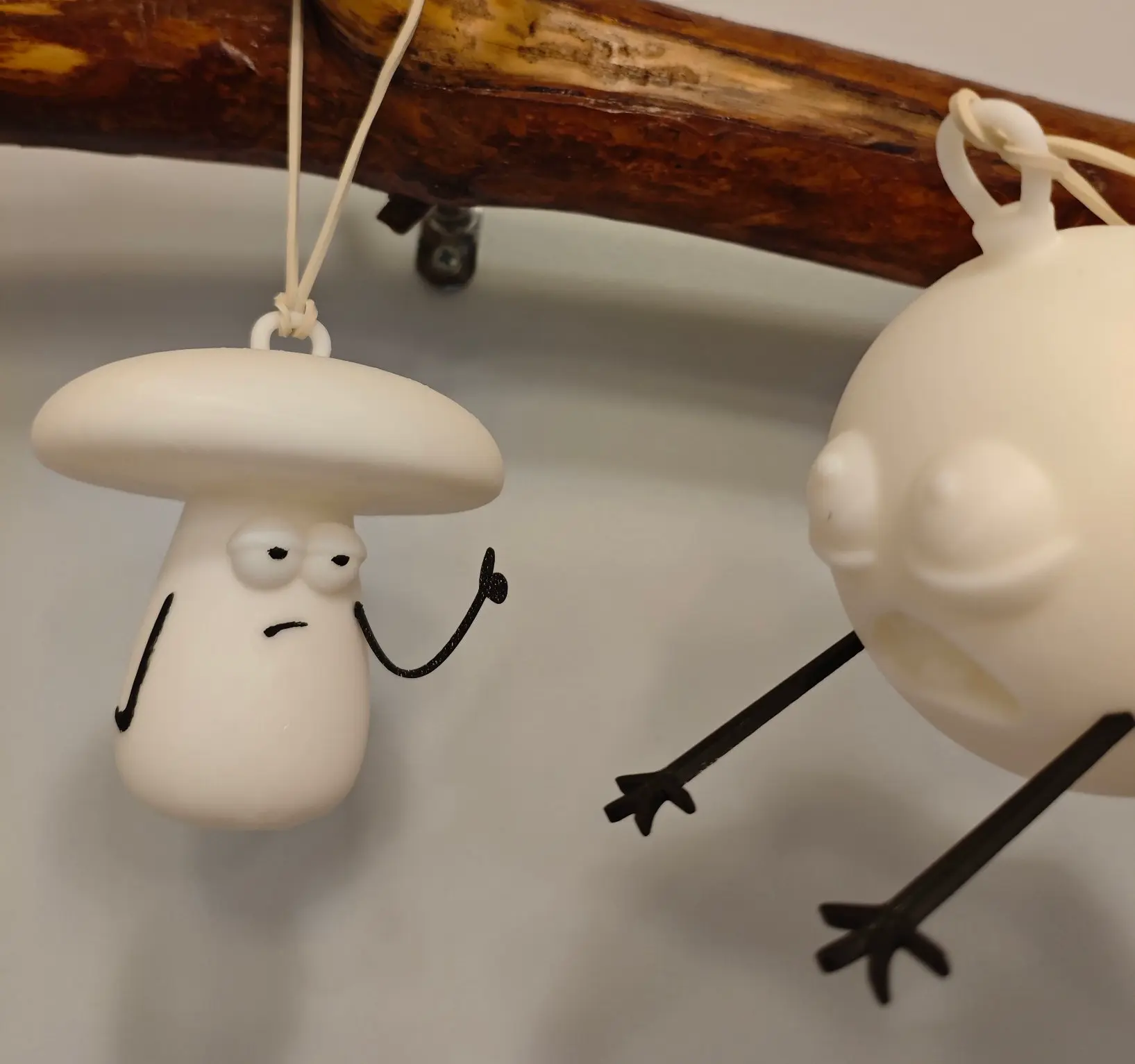 Hilarious Christmas Ornaments: Quirky 3D Printed Characters