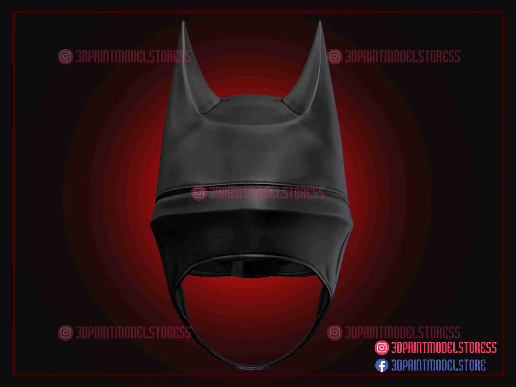 The Batman Helmet - Batman Cowl DC Comics Cosplay