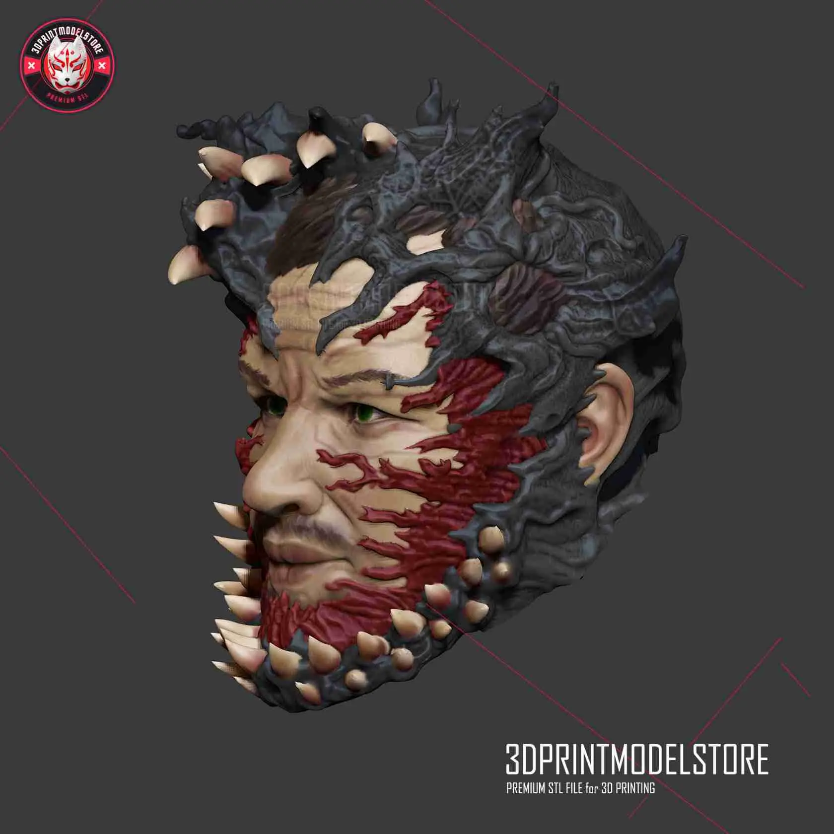 Venom Cosplay Helmet - Venom Head - Halloween Costume