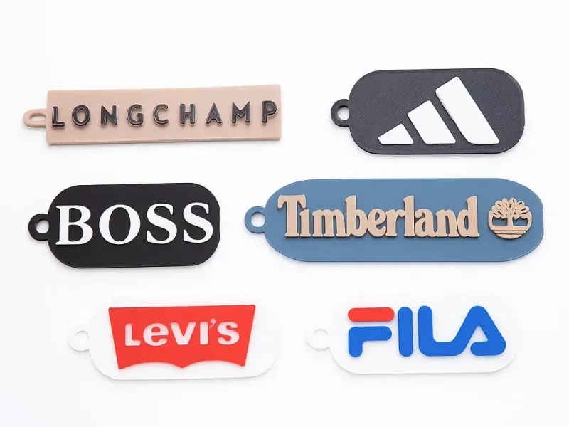 Designer Keychain Boss, Levi's, Timberland, Fila, Adidas....