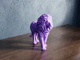 Low Poly Lion Mane-4