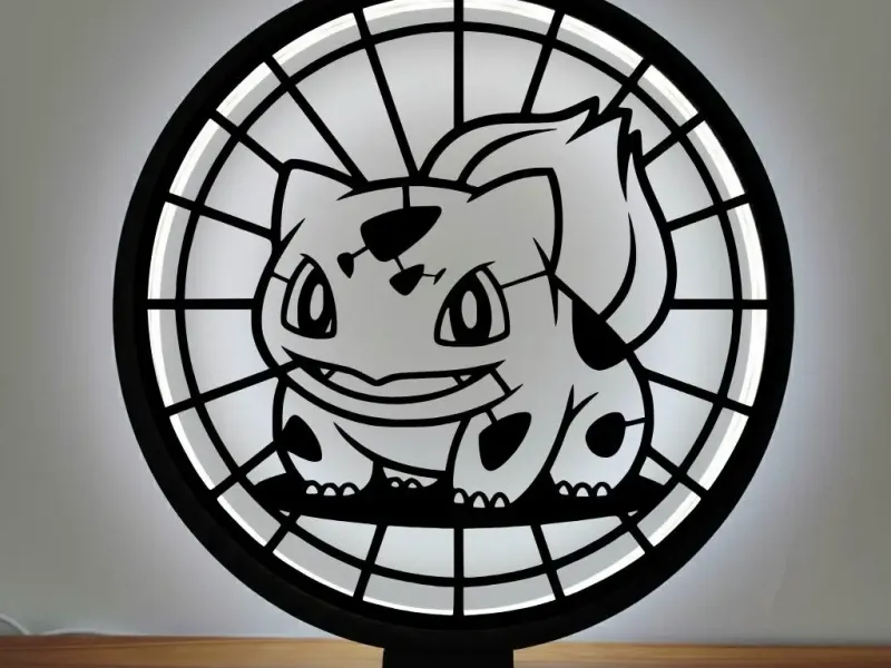 🌱💡 Bulbasaur Ring Lamp