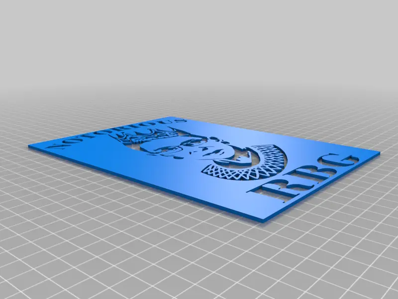 Ruth Bader Ginsburg stencil