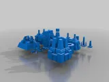 various terrain meshes for epic 40k-1