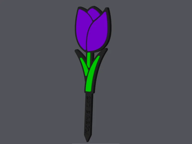 Tulip - Caketopper & Cupcaketopper v2