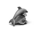 Dolphin sculpture-1
