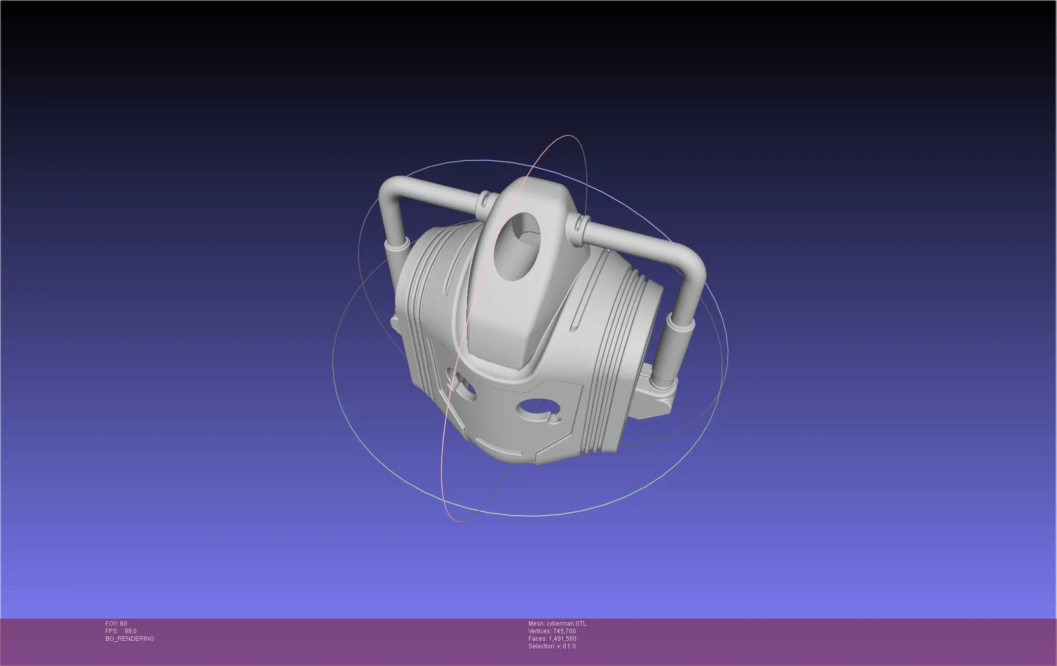 Doctor Who Cyberman Helmet