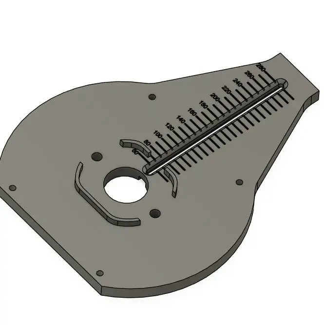 Gabarit défonceuse Ryobi pour perçage