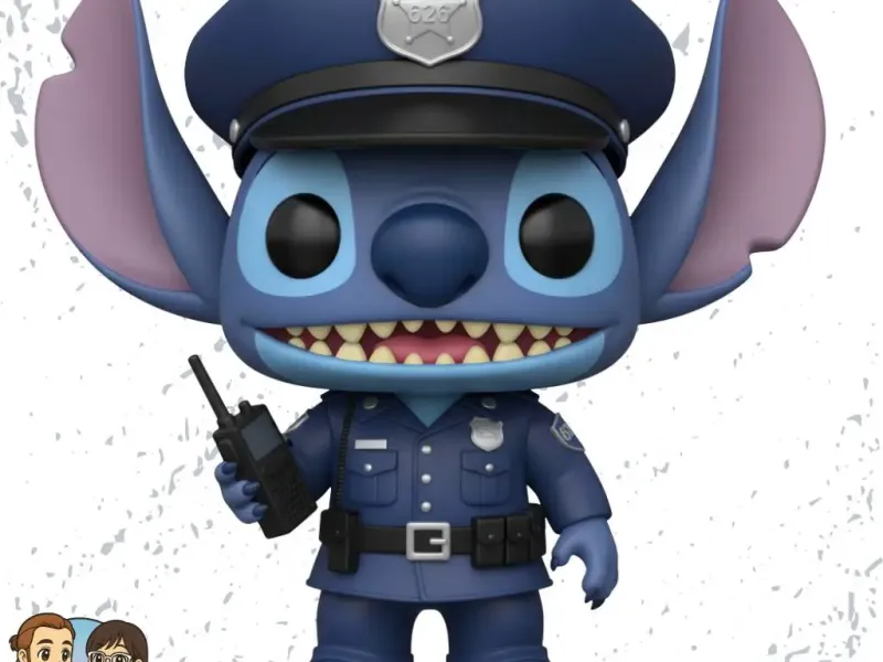 Funko Pop Fan Art Stitch police