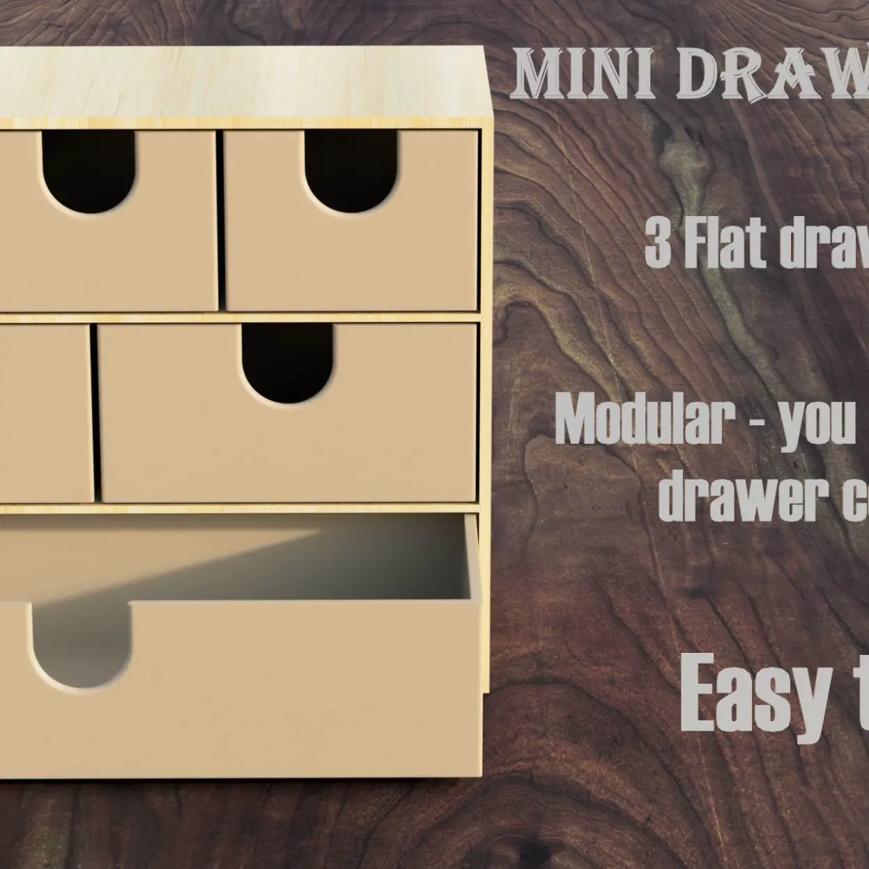 Mini Storage Cabinet - Inspired by Ikea MOPPE