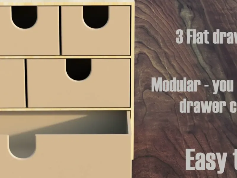 Mini Storage Cabinet - Inspired by Ikea MOPPE