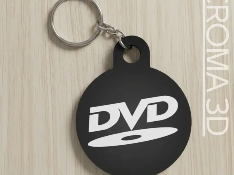 DVD keychain - multicolor