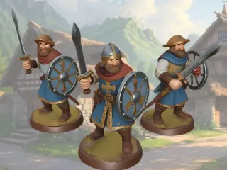 miniature medieval villagers 4
