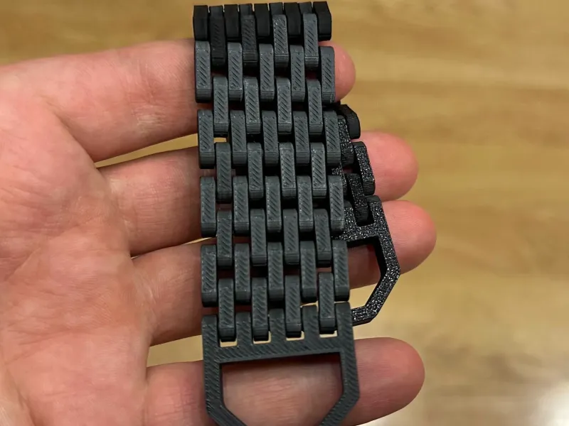 Porte-clés tissé robuste