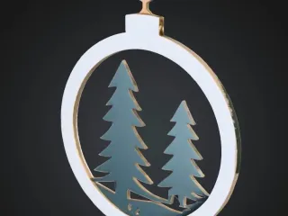 christmas ball - three