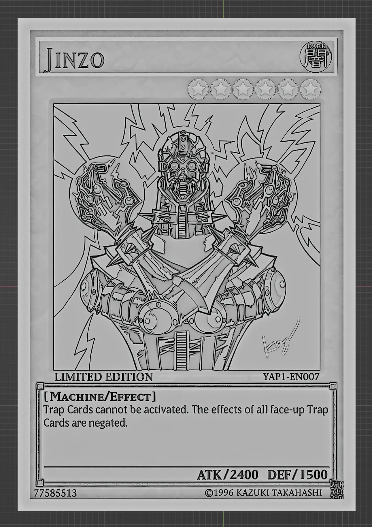 Free Other STL Download - Jinzo - Yugiohby Wsonuchiha3D Free Other STL Download - Jinzo - Yugiohby Wsonuchiha3D