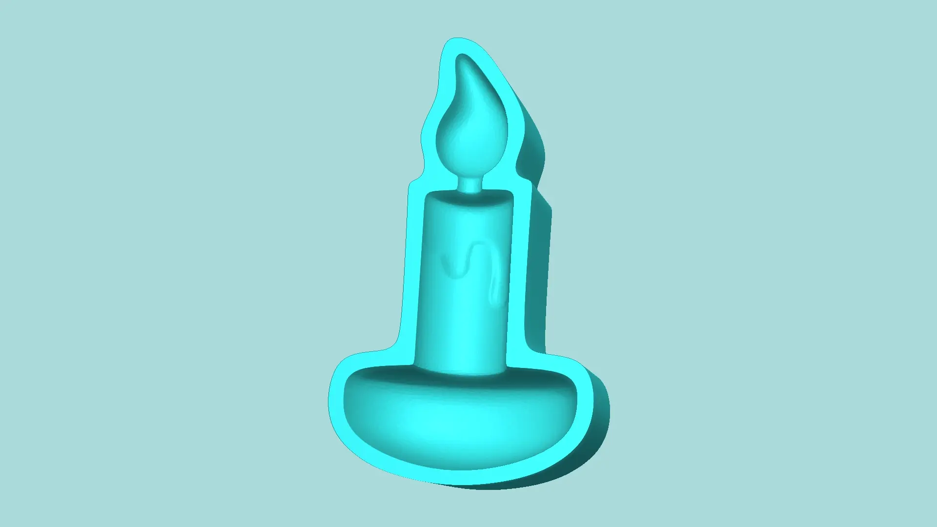 Candle Mold 01 - Silicon Maker - Template
