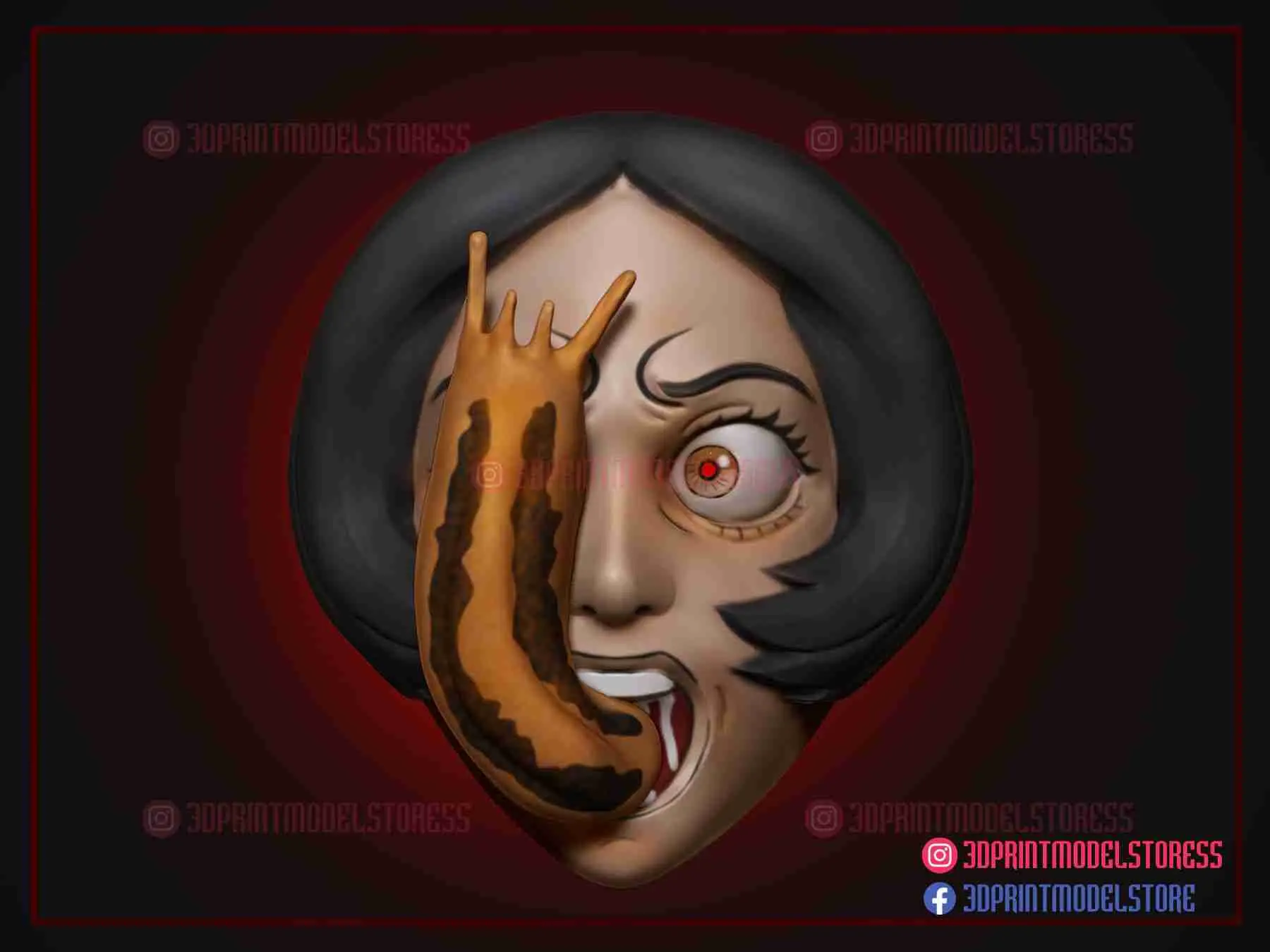 Маска для косплея Junji Ito Collection - Костюм на Хэллоуин