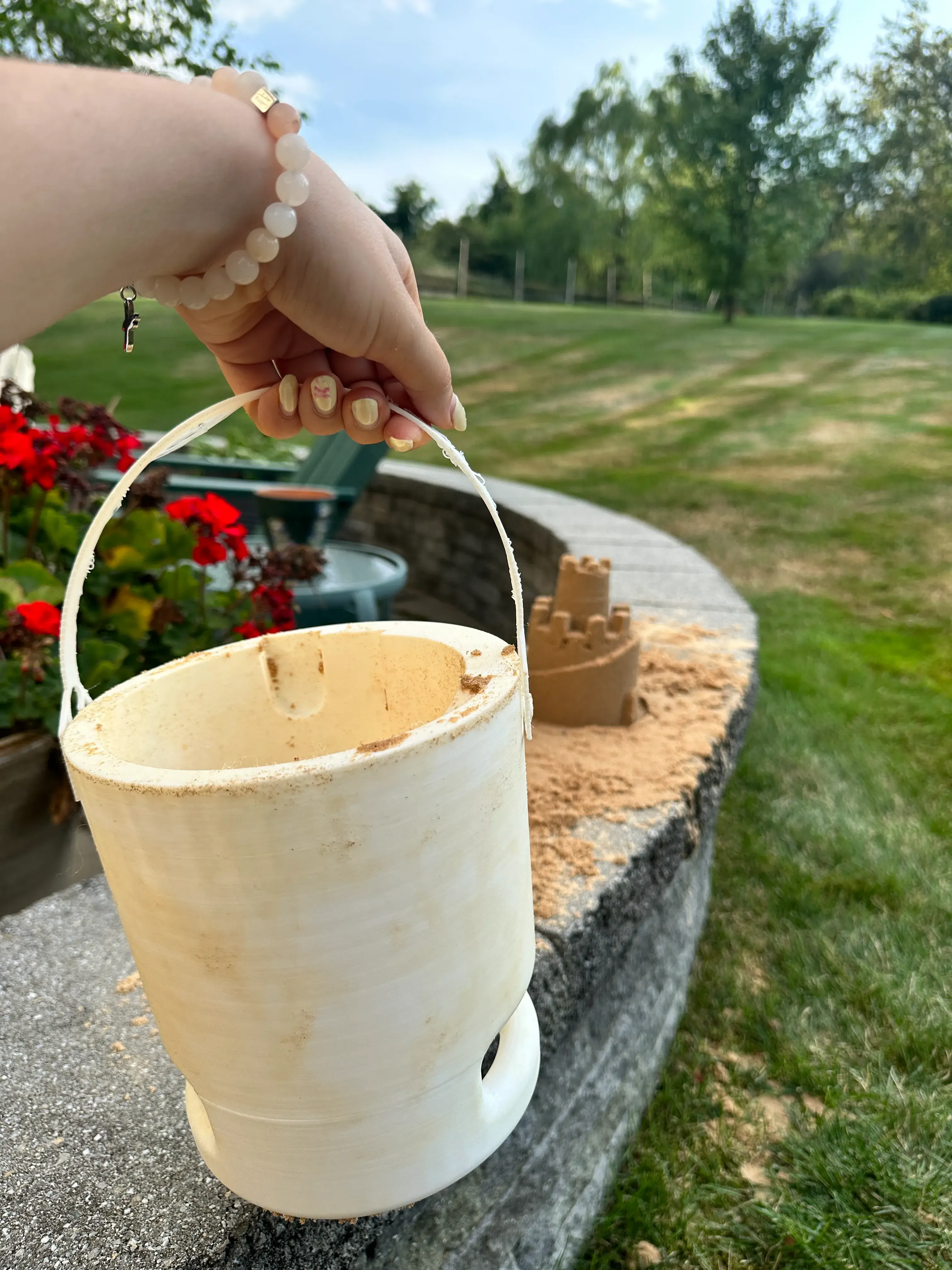 Perfect sand castle bucket