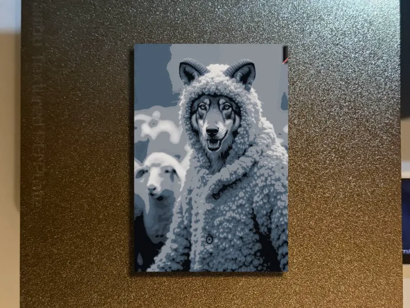 Wolf in Sheep's Clothing Hueforge