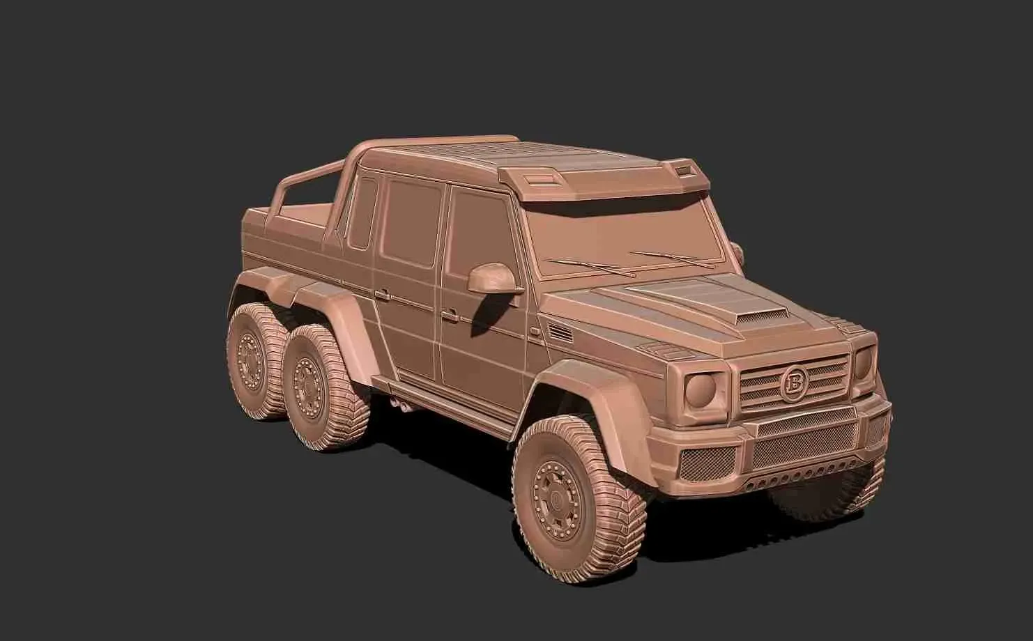 Mercedes Brabus G63 3D print model