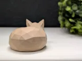Low Poly Sleeping Fox-5