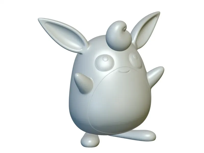 Pokemon Wigglytuff #40 - Ready for 3D Printing!