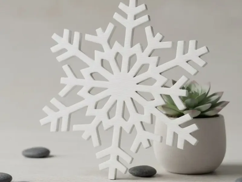Snowflake 2 Tree Ornament