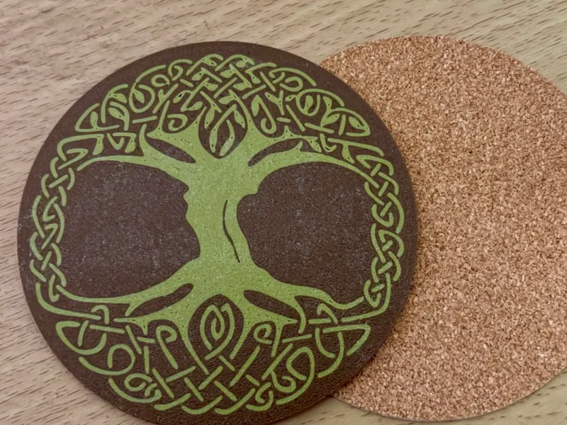 Irish Celtic Tree of Life Coaster