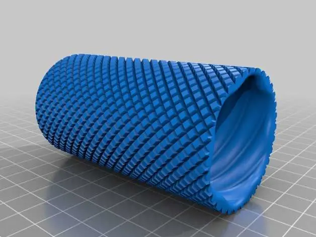 knurled twist container 