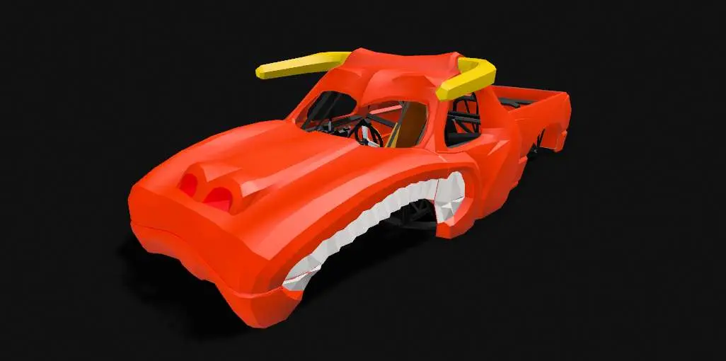 RC 1:12 EL TORO LOCO BODYSHELL MONSTER TRUCK