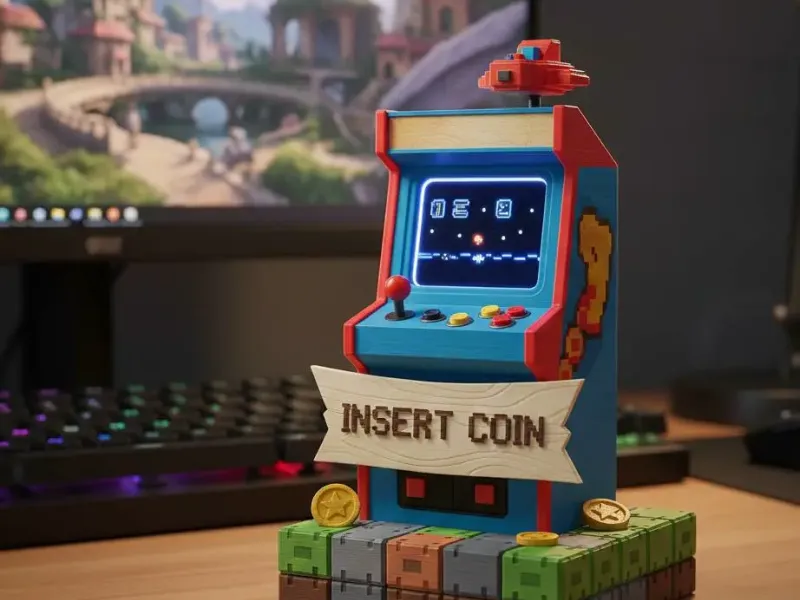 Retro Arcade Cabinet