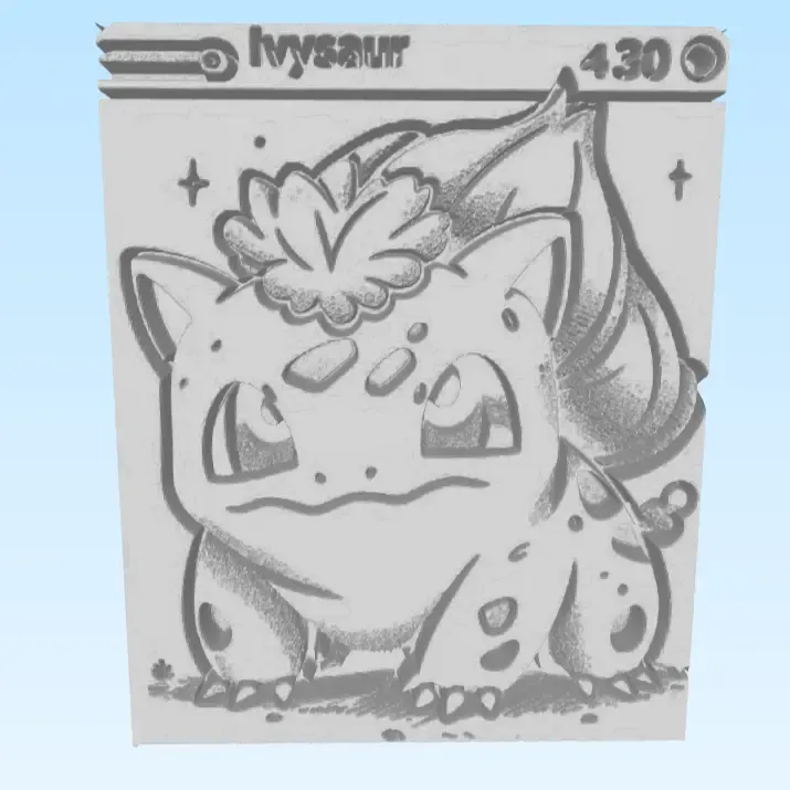 Bulbizarre style carte pokémon 