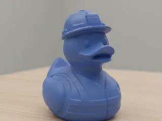 Construction Worker Rubber Ducky