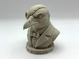Steampunk Seagull Bust-5