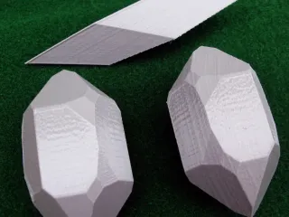  Left and Right Hand Quartz Crystals  