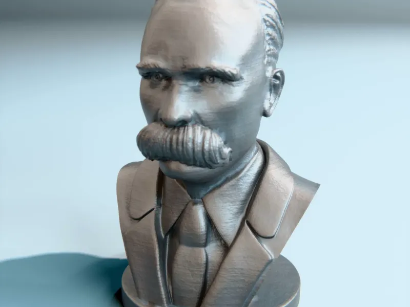 Nietzsche-Büste Fan-Art-Skulptur