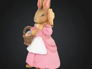 Easter bunny with dress