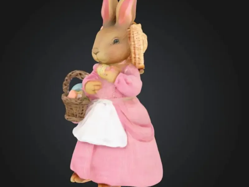 Easter bunny with dress