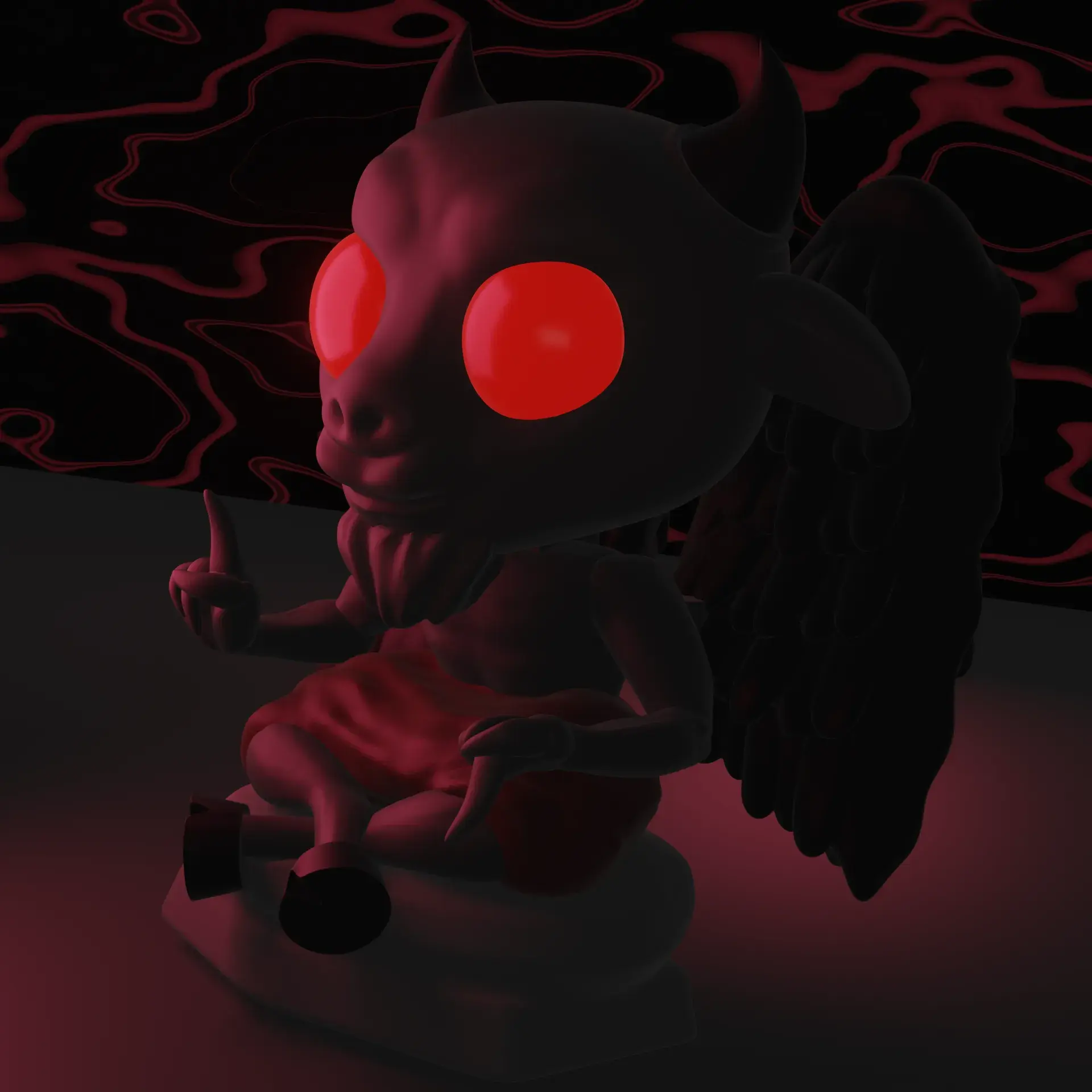 TBOI - The Binding Of Isaac Baphomet | Chibi/Kawaii Bahpomet