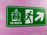 3D Printer Emergency Sign - Right Arrow Up-Right-1