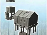 Set of water management building and western water tower (30-4