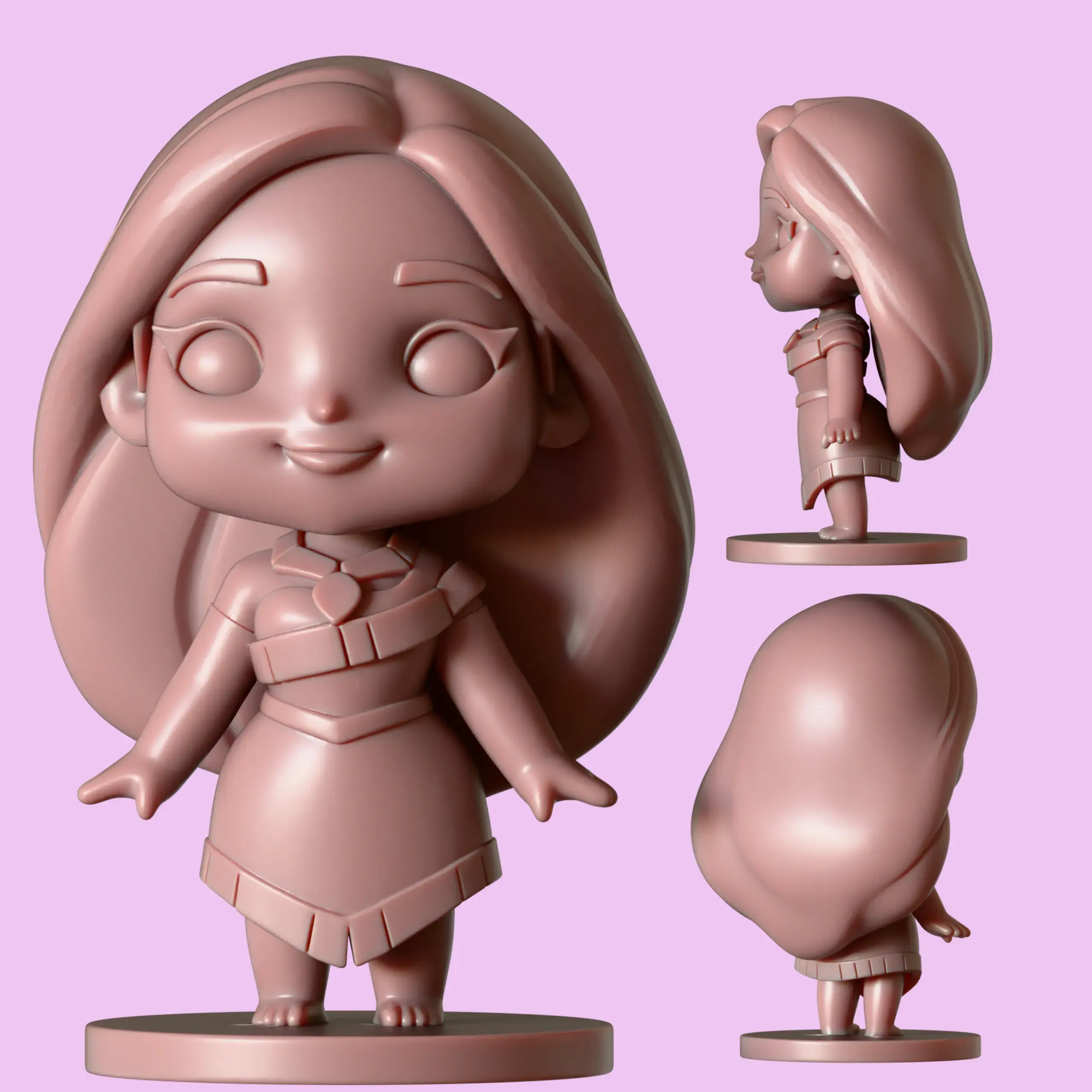 Pocahontas Chibi Fan Art