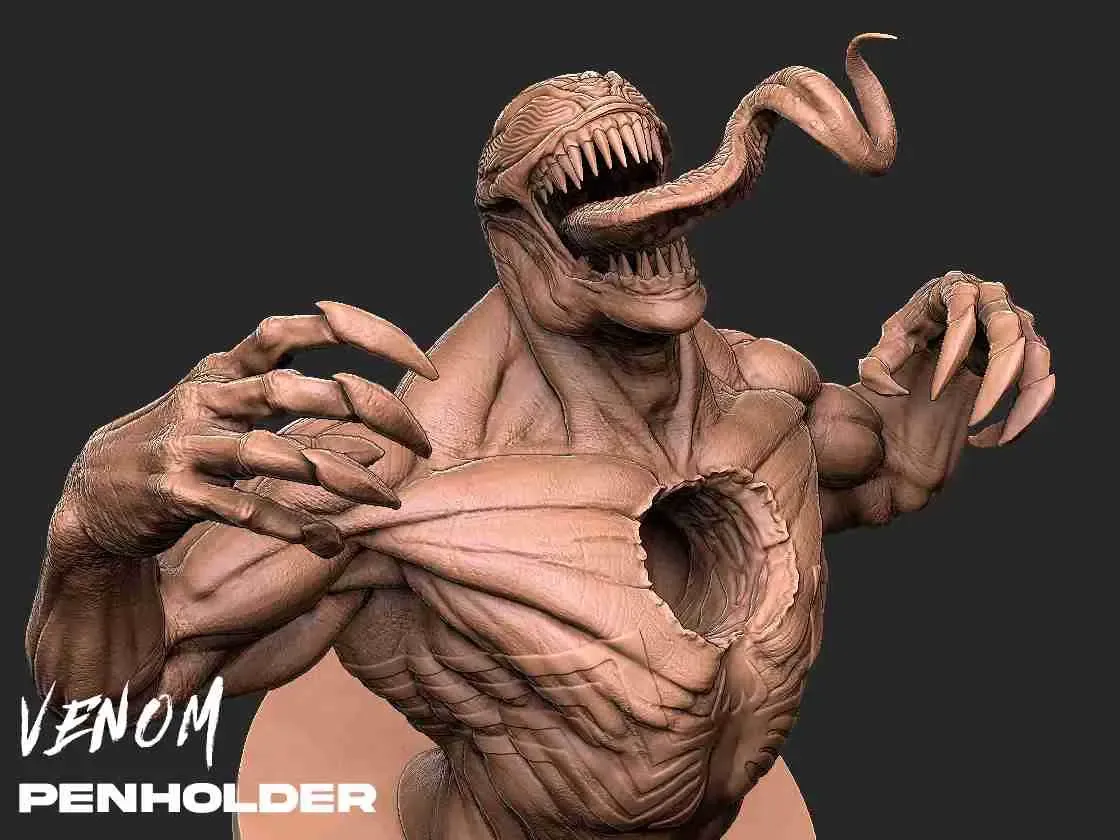 Venom - Penholder 3D print model