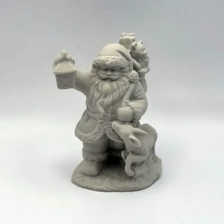 Statuetta di Babbo Natale con sacco dei regali