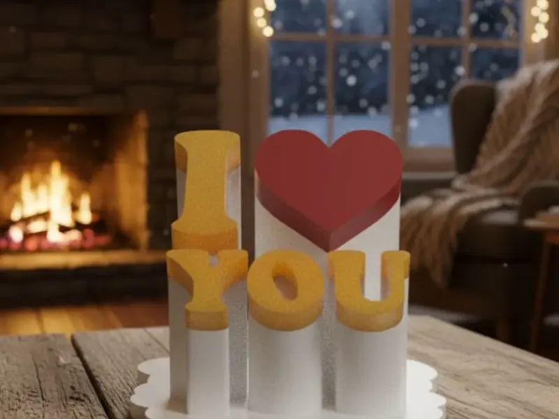 Schild Ich liebe dich