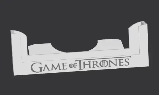 3MF COLOR DVD stand, holder Game of Thrones